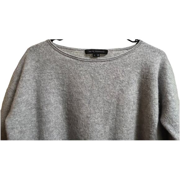 Skull Cashmere Women's Anchor Greyson Gray Cashmere Sweater Pullover - Size XS - Picture 2 of 6